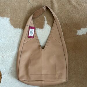 Vince Camuto geniune leather with dust bag and wallet attachment